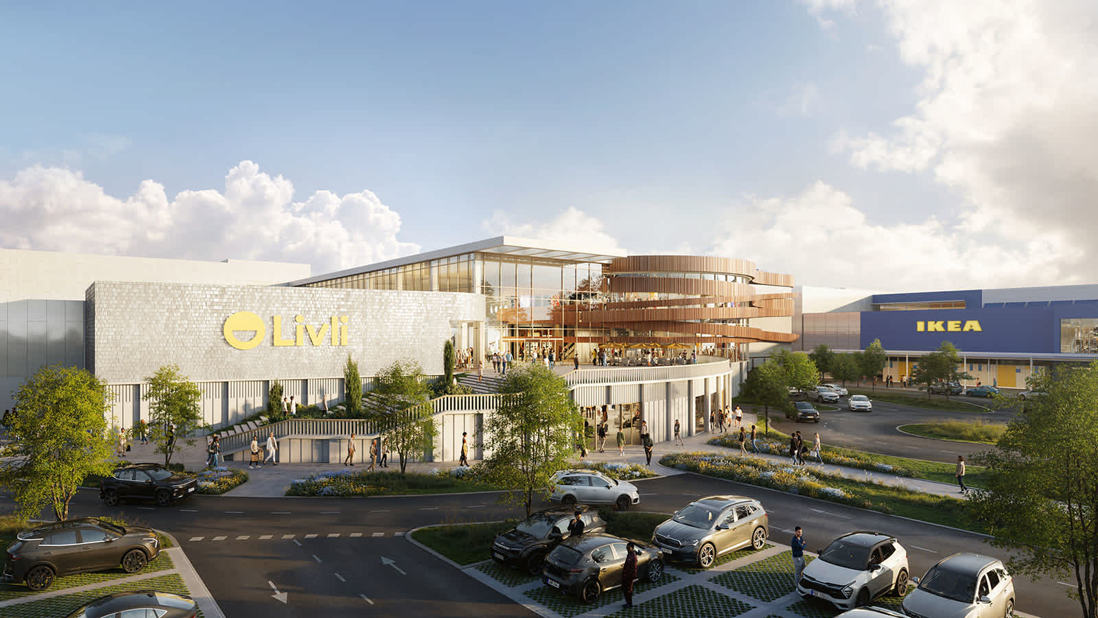 Livli Kungens Kurva development exterior view