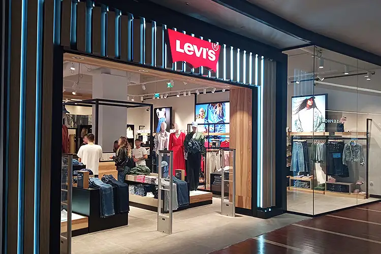 Loja Levi'sno MAR Shopping Matosinhos.