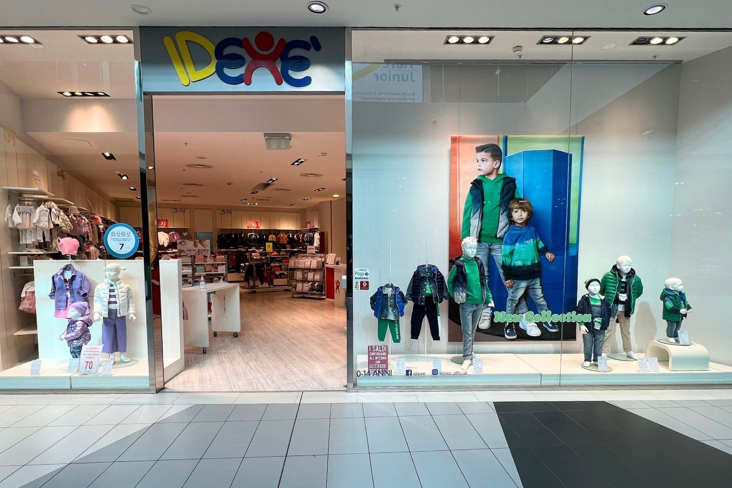 Idexè clearance abbigliamento bambini