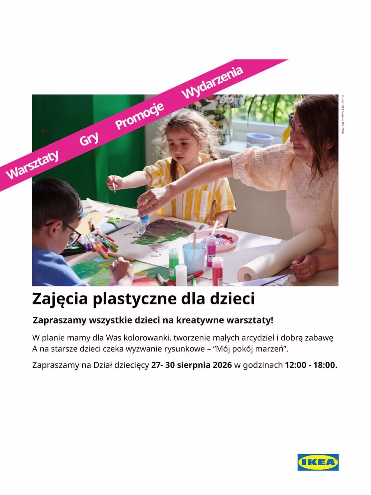 Zajęcia plastyczne w IKEA