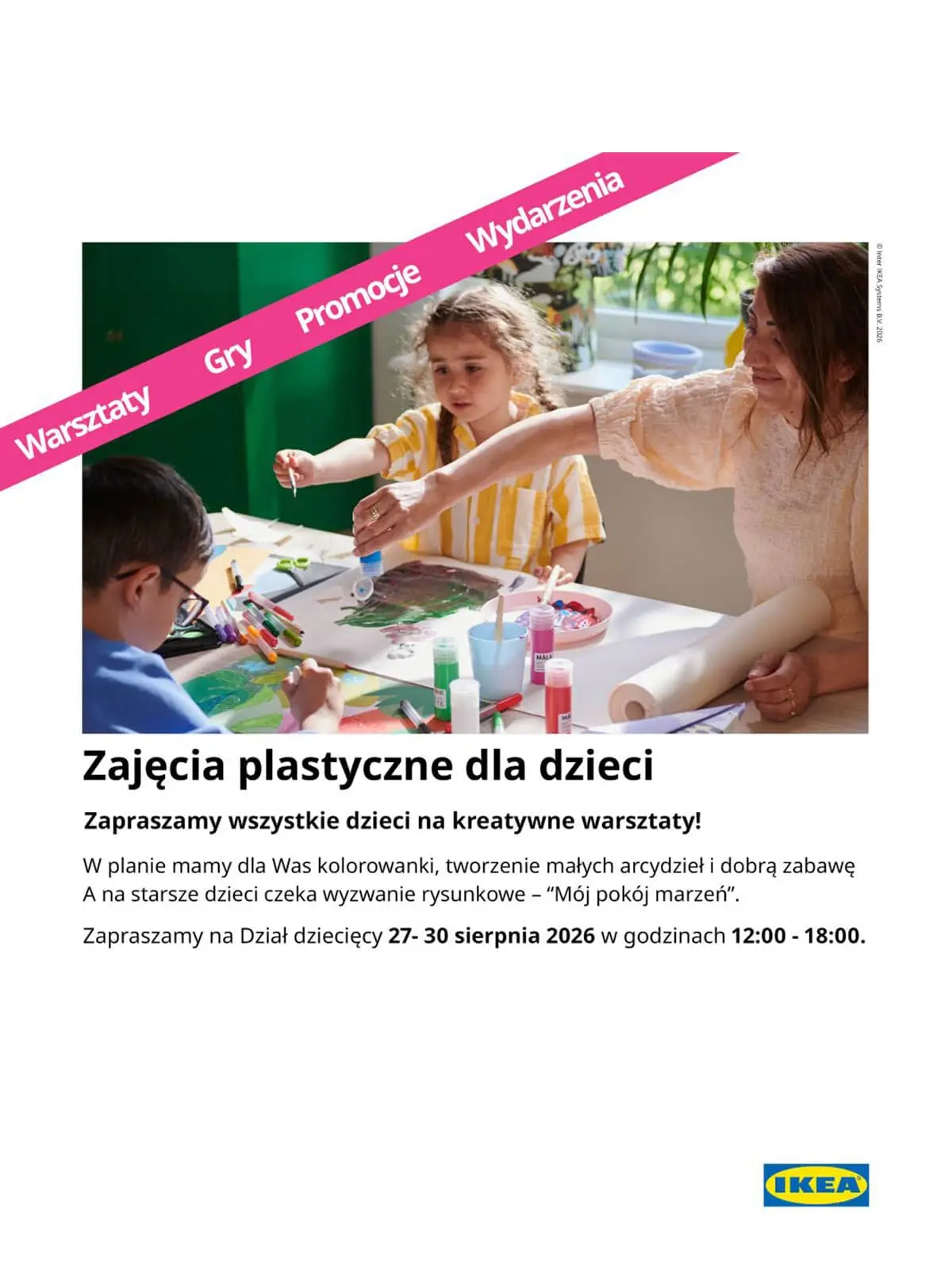 Zajęcia plastyczne w IKEA