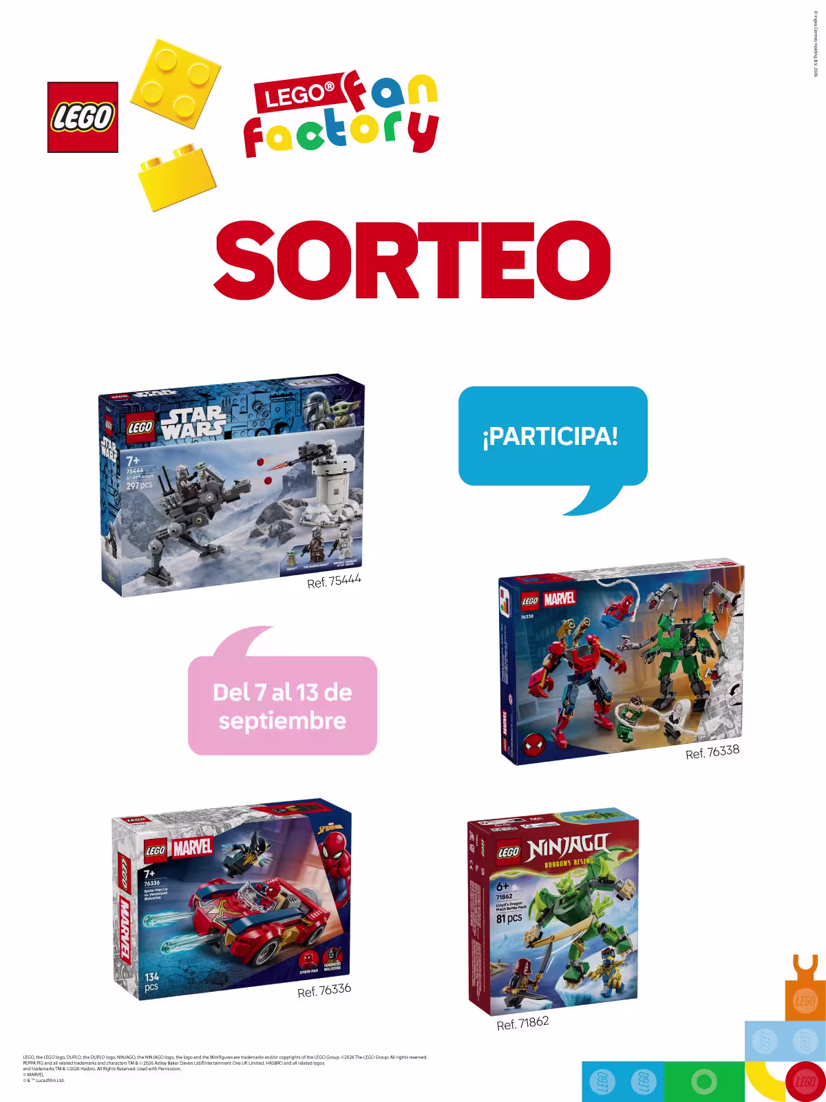 Participa en el sorteo 'vuelta al cole' de LEGO 