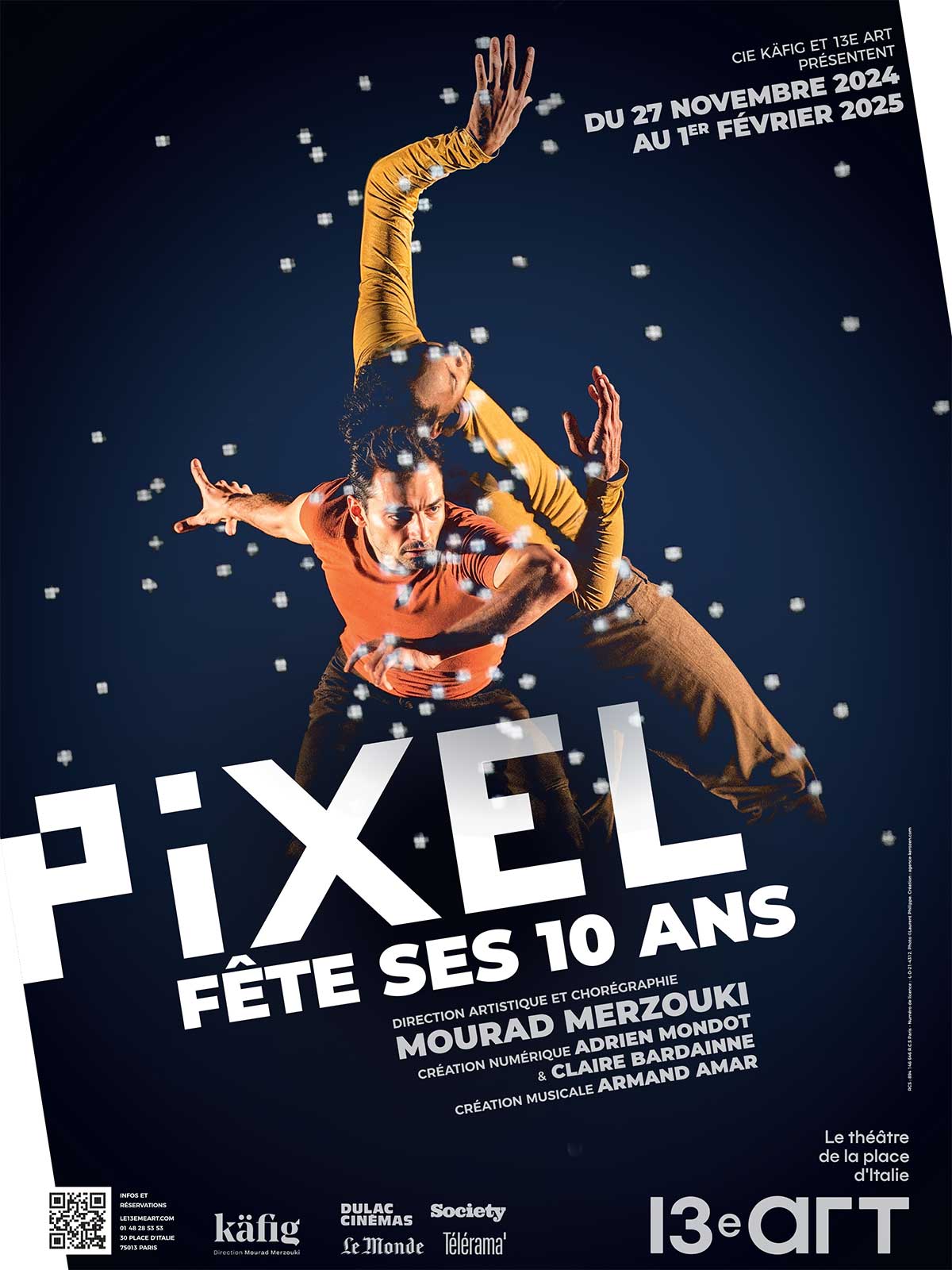 Affiche Concert Rétro "13ème Ascenseurs" 1967 - Reproduction Qualité - Décoration Murale