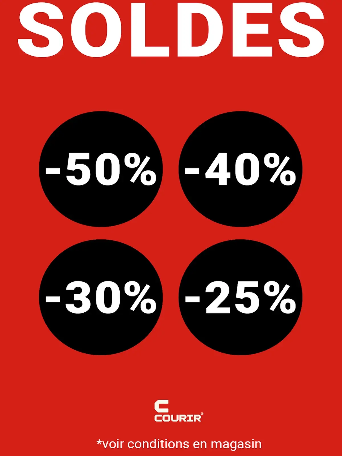 Courir soldes 2e démarque