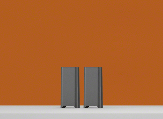 Two JUUL2 pods shown against rotating color background.
