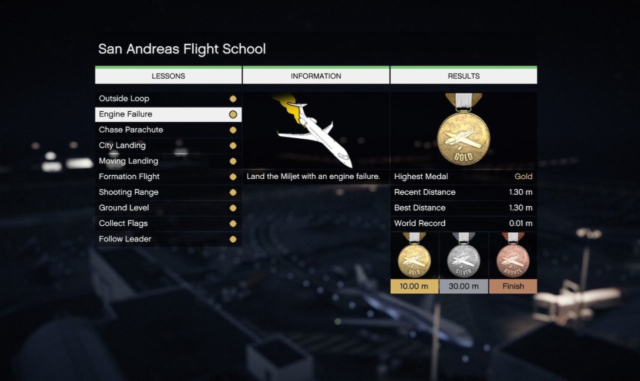 San Andreas Flight School