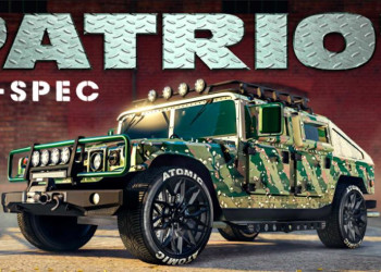 For the December 30th, 2021 Grand Theft Auto V Online weekly update they're introducing a new vehicle, the Mammoth's Patriot Mil-Spec.