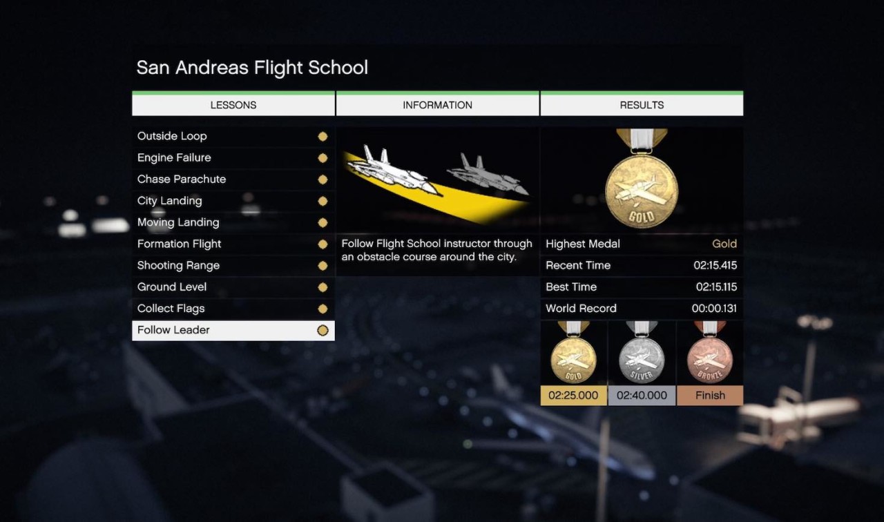 San Andreas Flight School