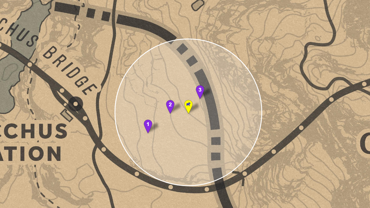 Red Dead Redemption 2 Legendary Animal Locations And Maps RedDead Gg   Legendary Elk Location Zoomed 