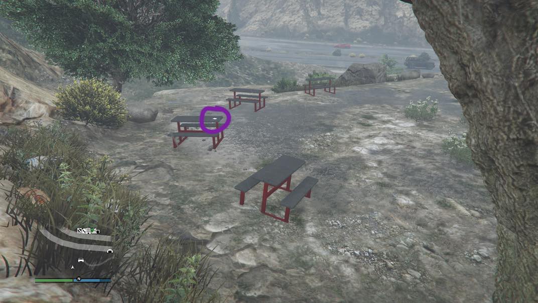 Location 47 of 54 playing card collectibles in GTA V Online