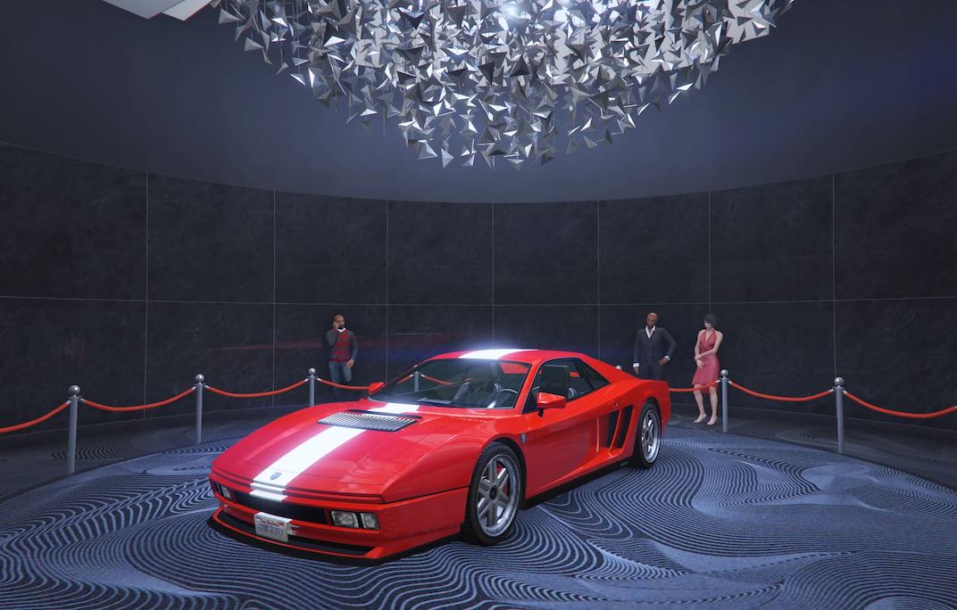 For the February 16th, 2023 Grand Theft Auto V Online weekly update the podium vehicle is the Cheetah Classic.
