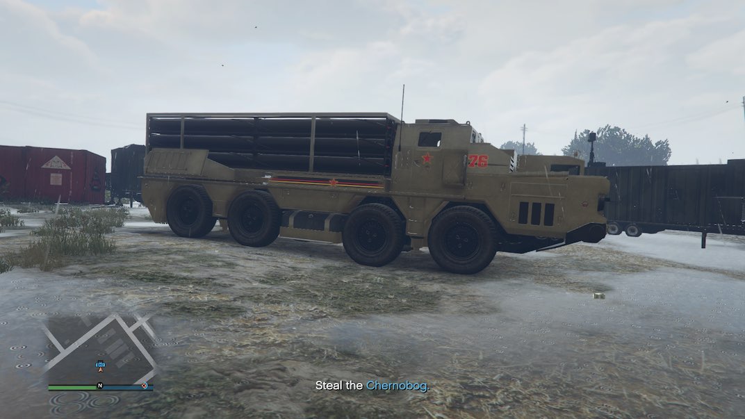 For the Grand Theft Auto V Online Doomsday Heist Act III Prep 2 mission you need to steal a Chernobog.