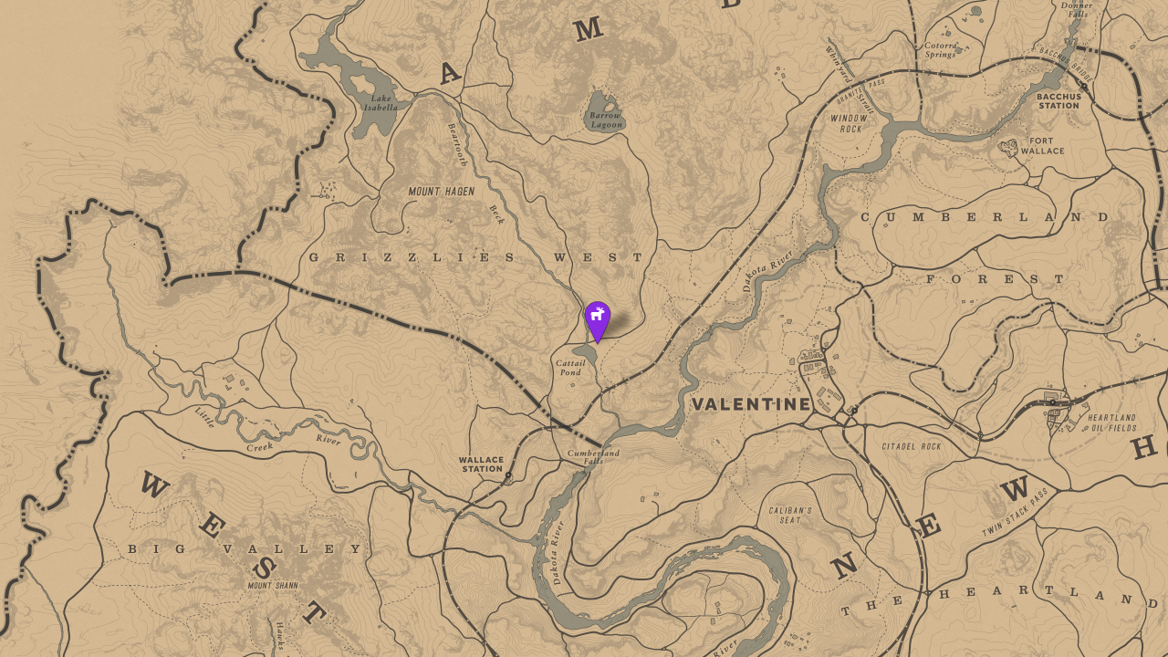 Red Dead Redemption 2 Legendary Bighorn Ram Map