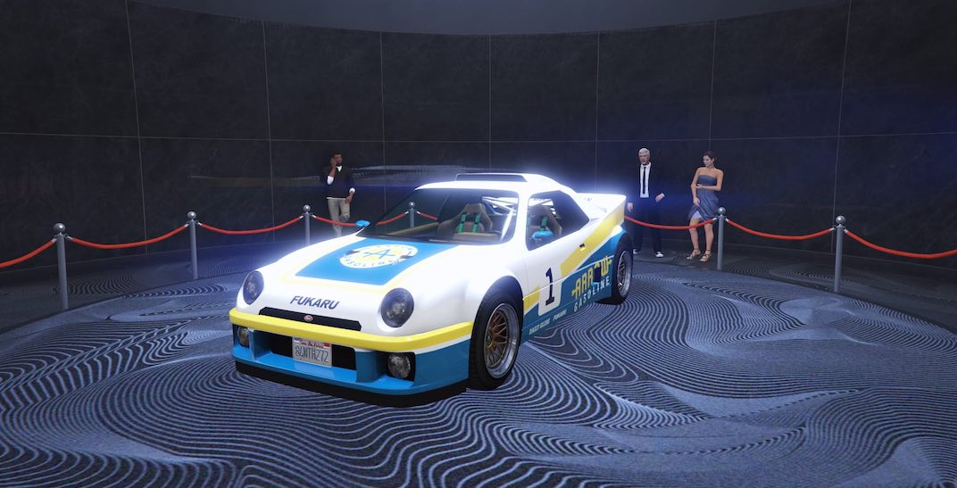 For theMay 11th, 2023 Grand Theft Auto V Online weekly update the podium vehicle is the Vapid GB200.