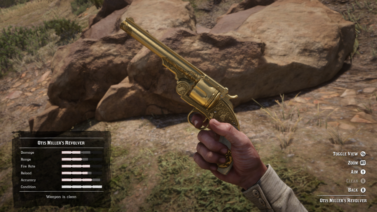 Otis Miller S Revolver Location Weapon Red Dead Redemption 2 Map   Otis Miller S Revolver.PNG