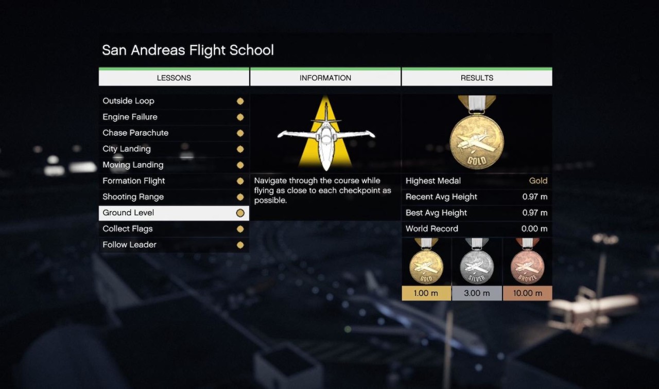 San Andreas Flight School