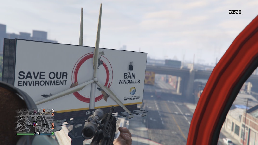 This is the 11th of 50 Signal Jammer locations in Grand Theft Auto V Online.