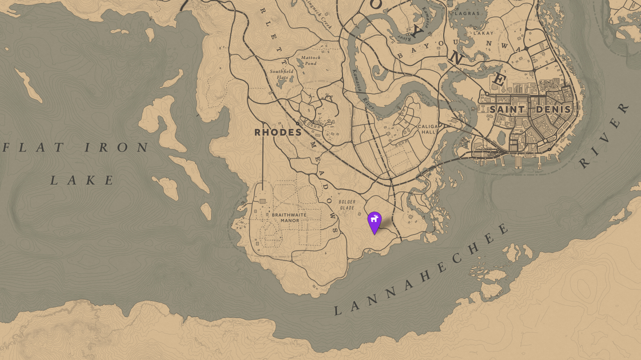 Legendary Panther Map   Legendary Panther Location Large 