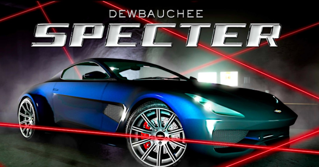 For the October 14th, 2021 Grand Theft Auto Weekly Update the Podium Vehicle is the The Dewbauchee Specter.