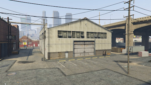 West Vinewood Backlot - Large Cargo Warehouse in GTA Online on the GTA ...