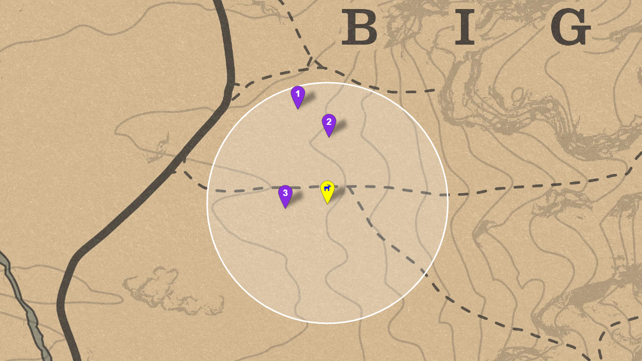 Red Dead Redemption 2 Legendary Buck Map Location