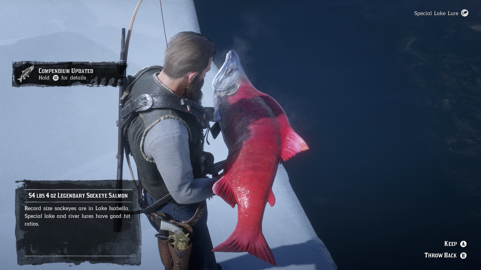 Legendary Sockeye Salmon Location - Legendary Fish - Red Dead