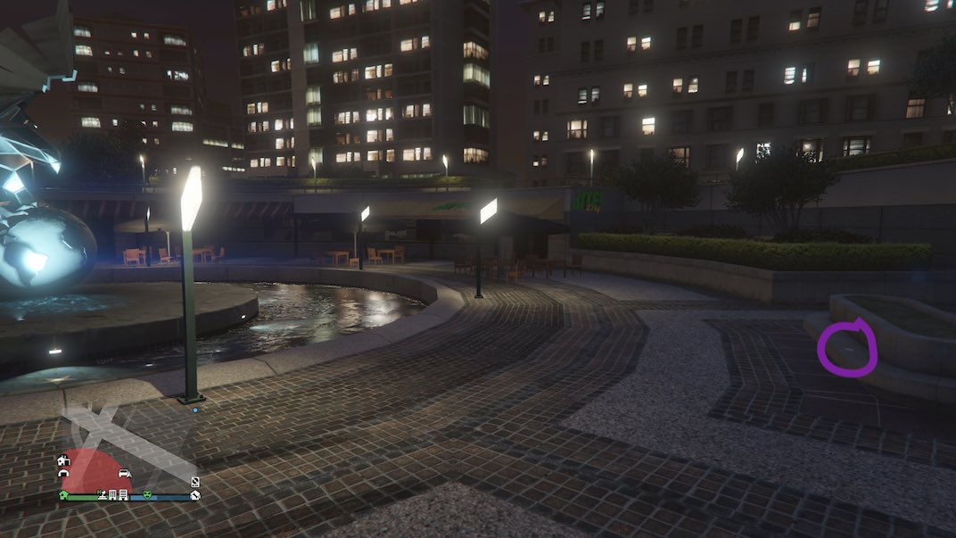 Location 12 of 54 Playing cards in Grand Theft Auto V Online