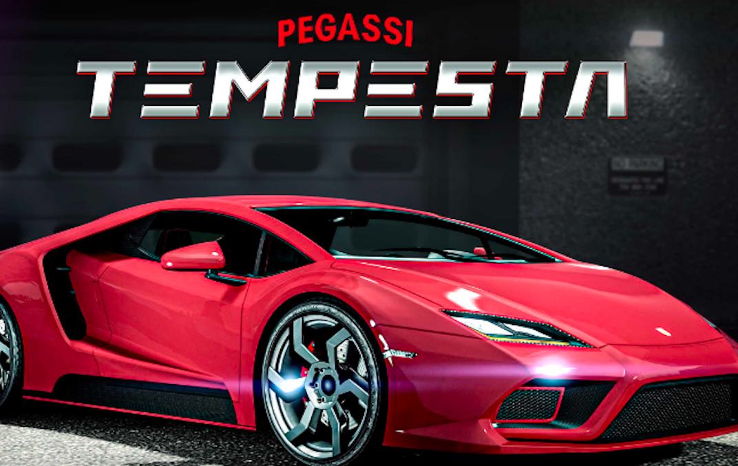 For the Grand Theft Auto V Online September 15th, 2022 weekly update the podium vehicle is the Pegassi Tempesta.