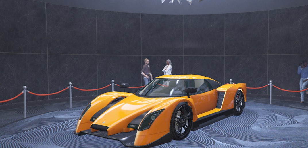 For the Grand Theft Auto V Online January 19th, 2023 weekly update the podium vehicle is the Autarch.