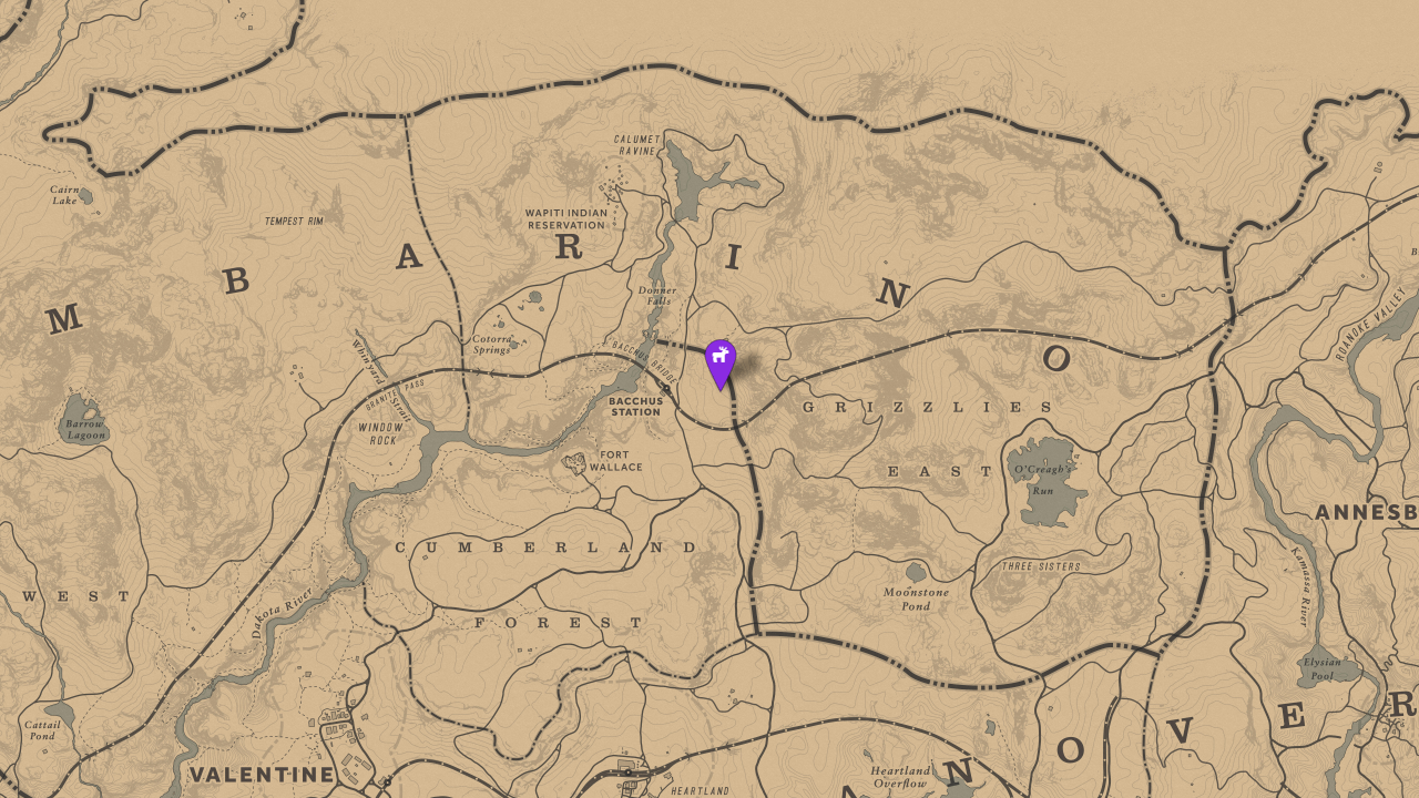 Red Dead Redemption 2 Legendary Animal Locations And Maps RedDead Gg   Legendary Elk Location Large 