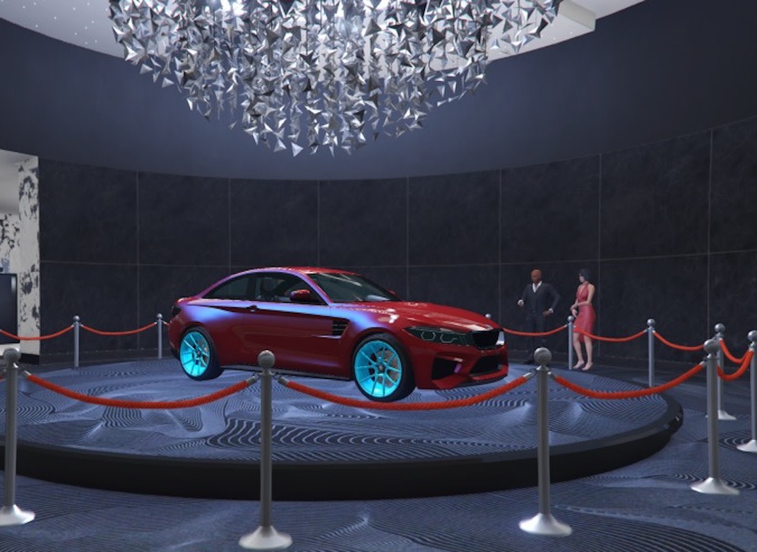 For the August 18th, 2022 Grand Theft Auto V Online weekly update the podium vehicle is the Übermact Cypher.