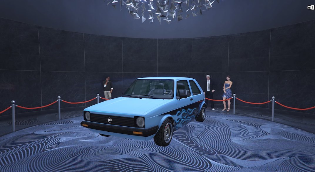 For the March 9th, 2023 Grand Theft Auto V Online weekly update the podium vehicle is the BF Club.