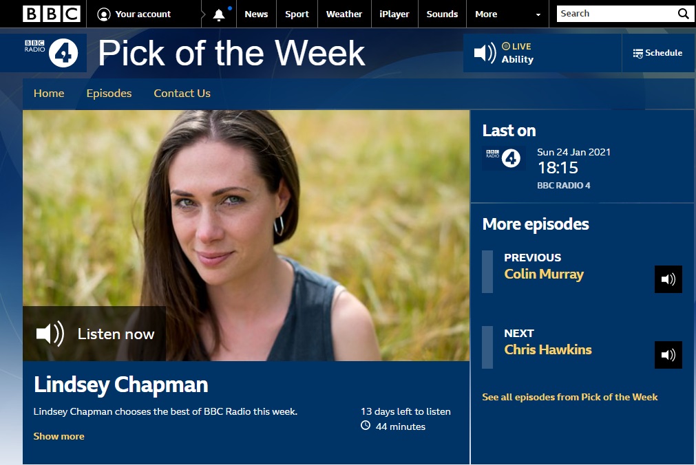 BBC Radio 4 - Pick of the Week