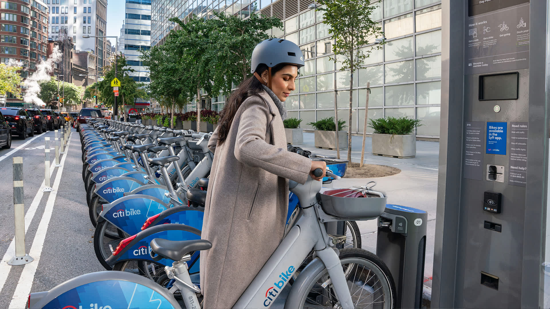 Woman with Citi Bike