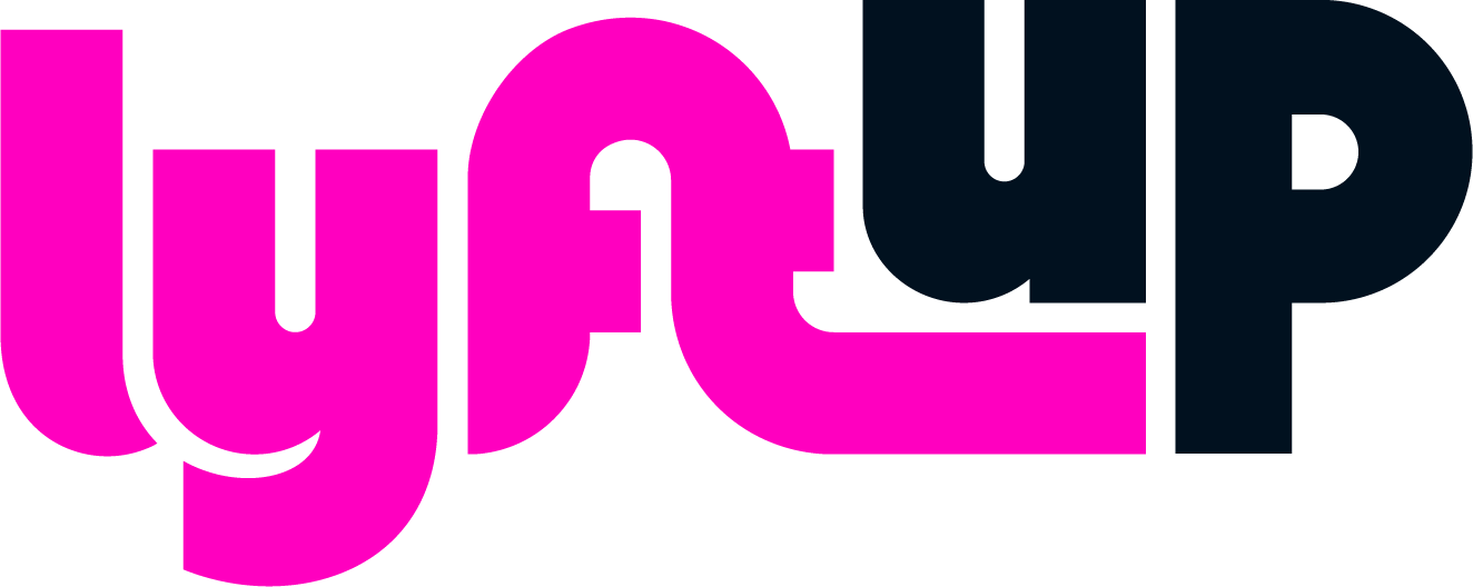 LyftUp logo that represents Lyft's social impact effort to make transportation accessible to all.