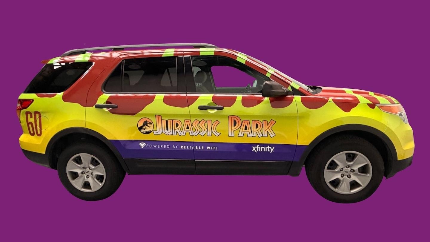 Lyft Ads Partners with Xfinity for 'Jurassic'-Sized Campaign