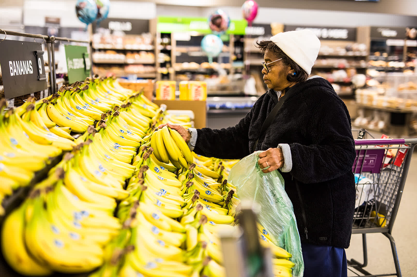 Florestine Jones at Ward 8’s only grocery store, Giant Food