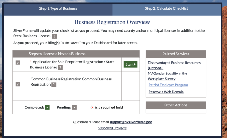 nevada business license search 105161