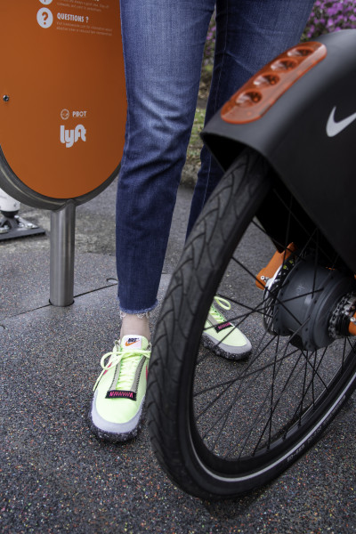 Lyft Uses Nike Grind Recycled Rubber in New Bikeshare Stations 