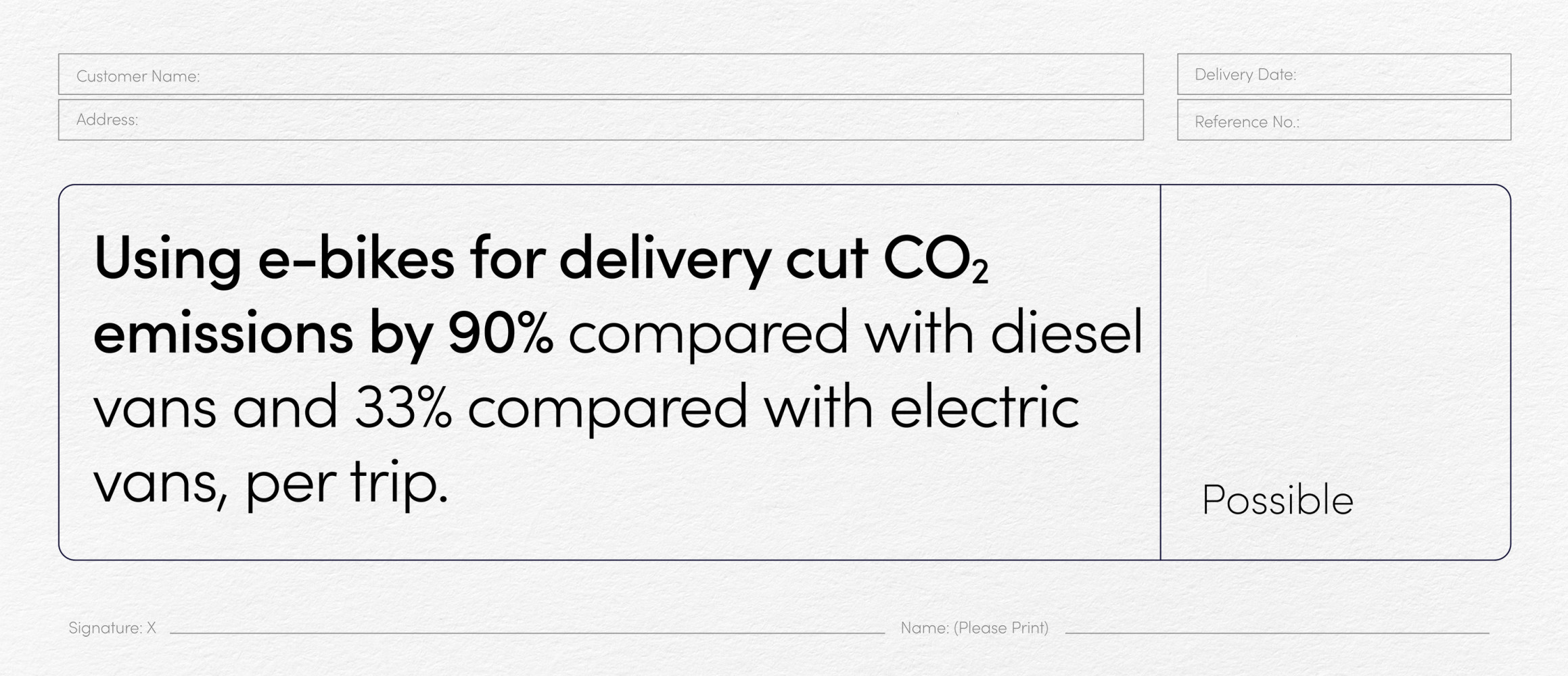 e-bikes for delivery cut CO2 emissions by 90%