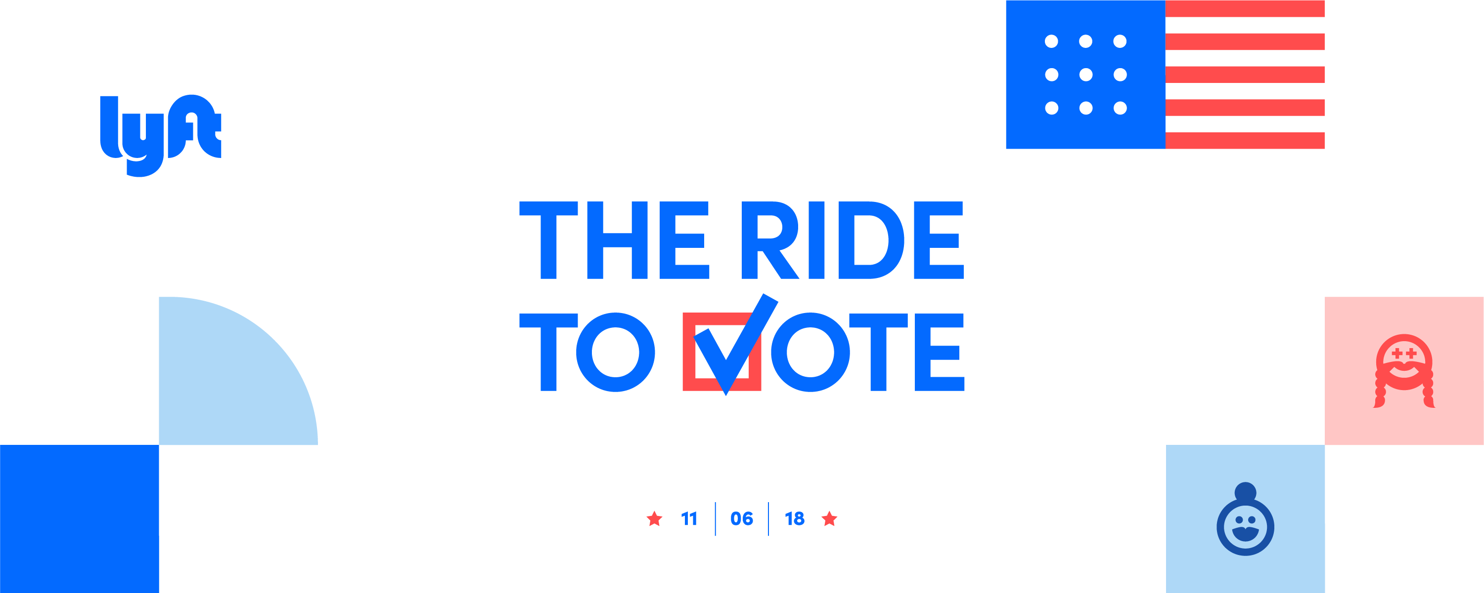 To ride to vote image