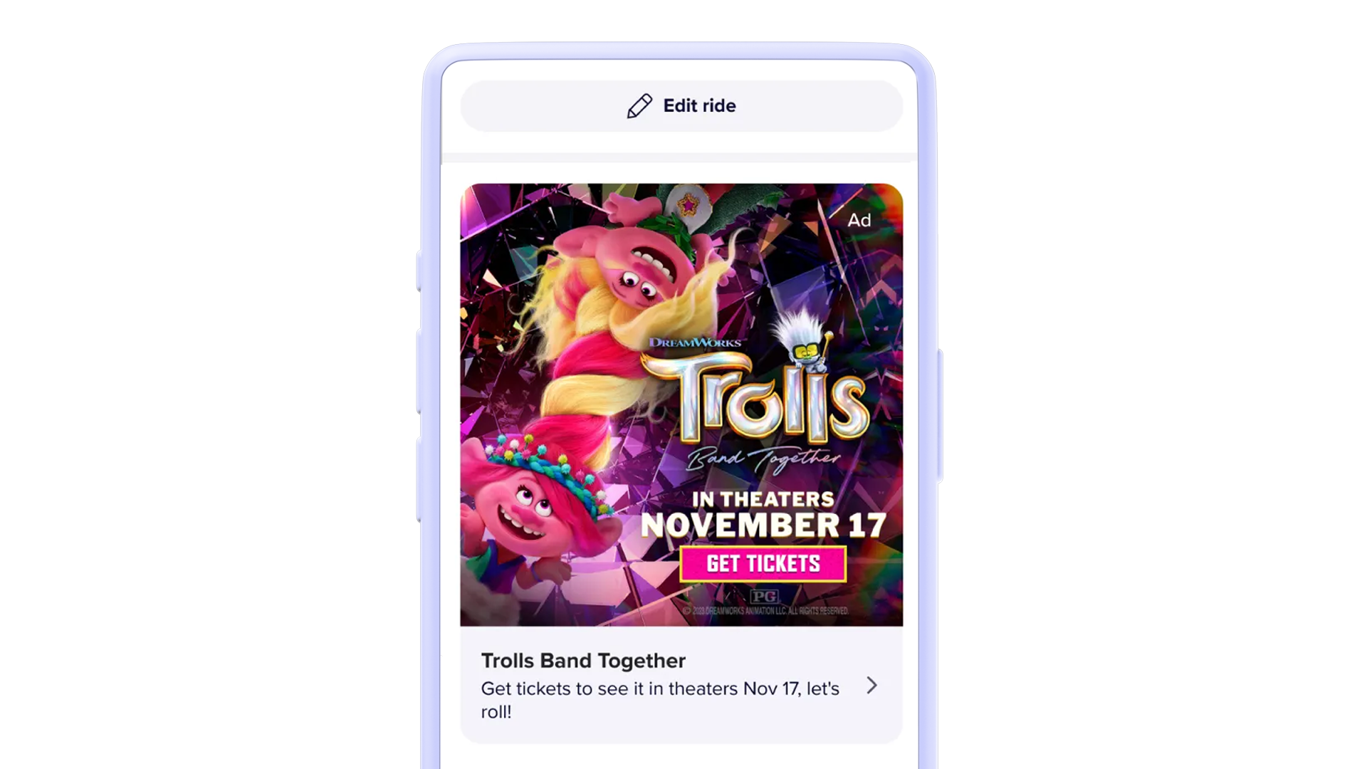 Trolls In-App Ad Single