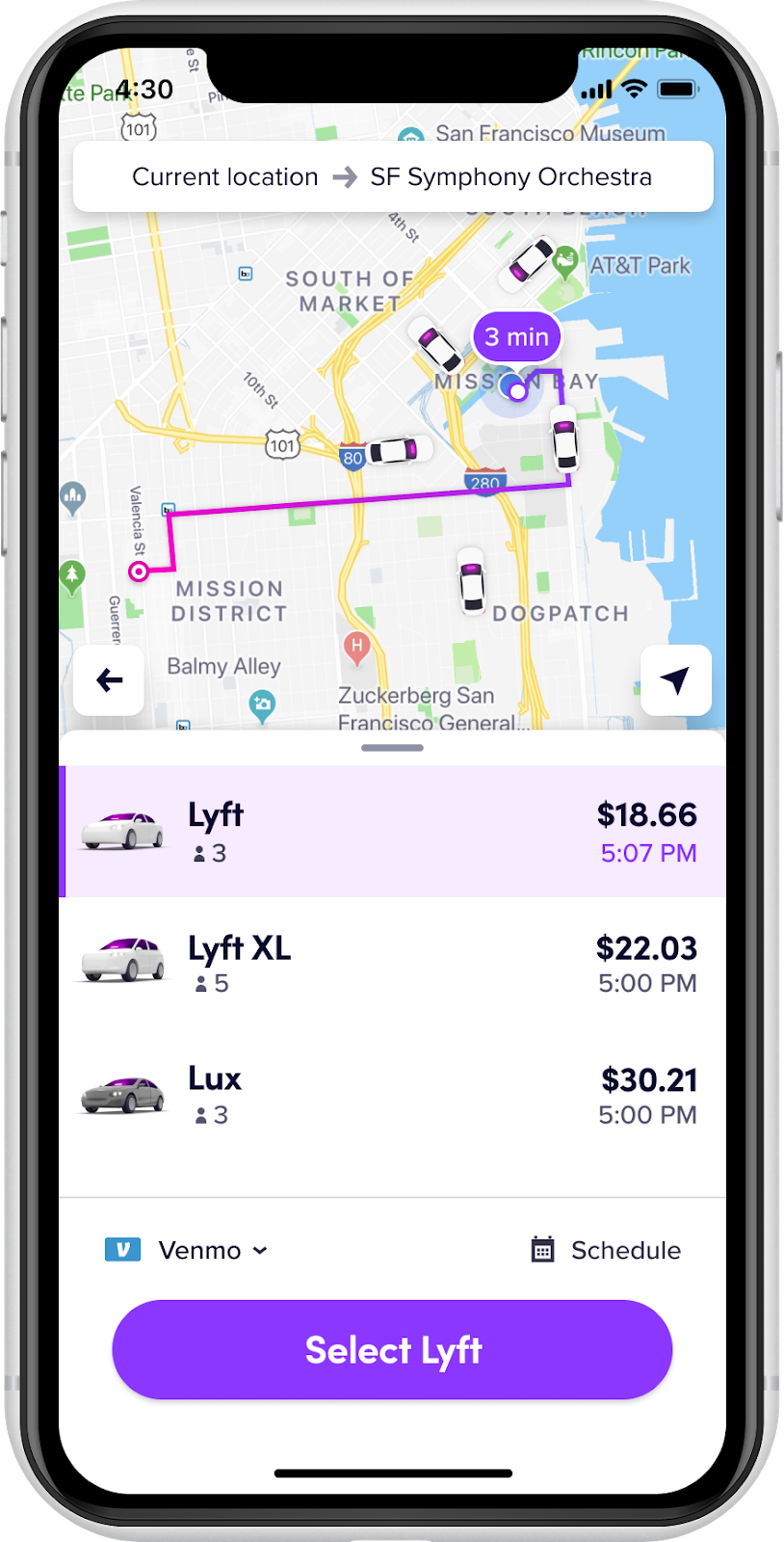 how does lyft app work