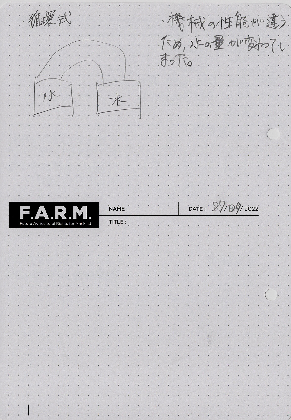 新渡戸文化高等学校で、土壌点滴栽培と水耕栽培循環式の実験を行いました。
