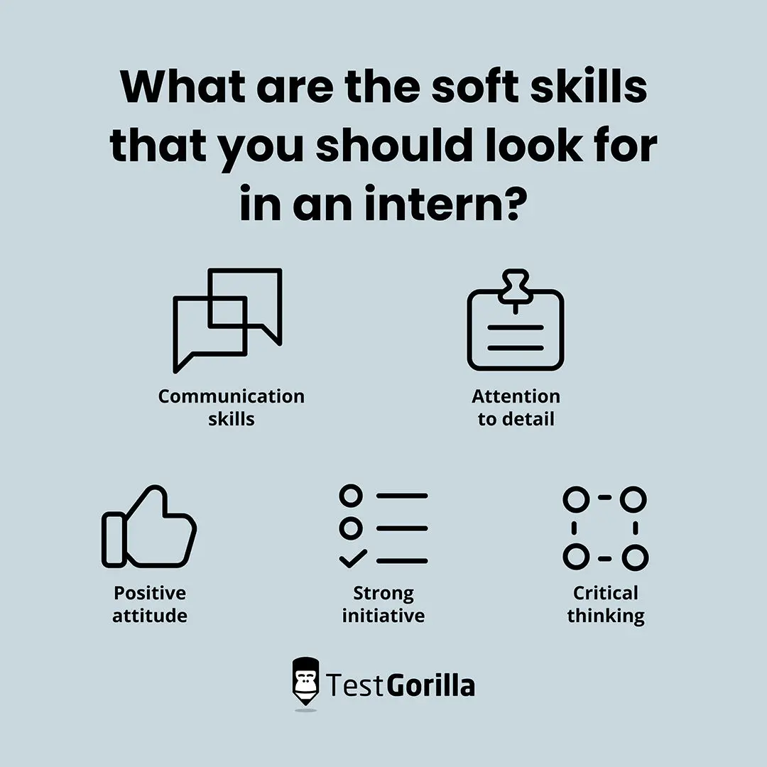 So what are the soft skills that you should look for in an intern graphic