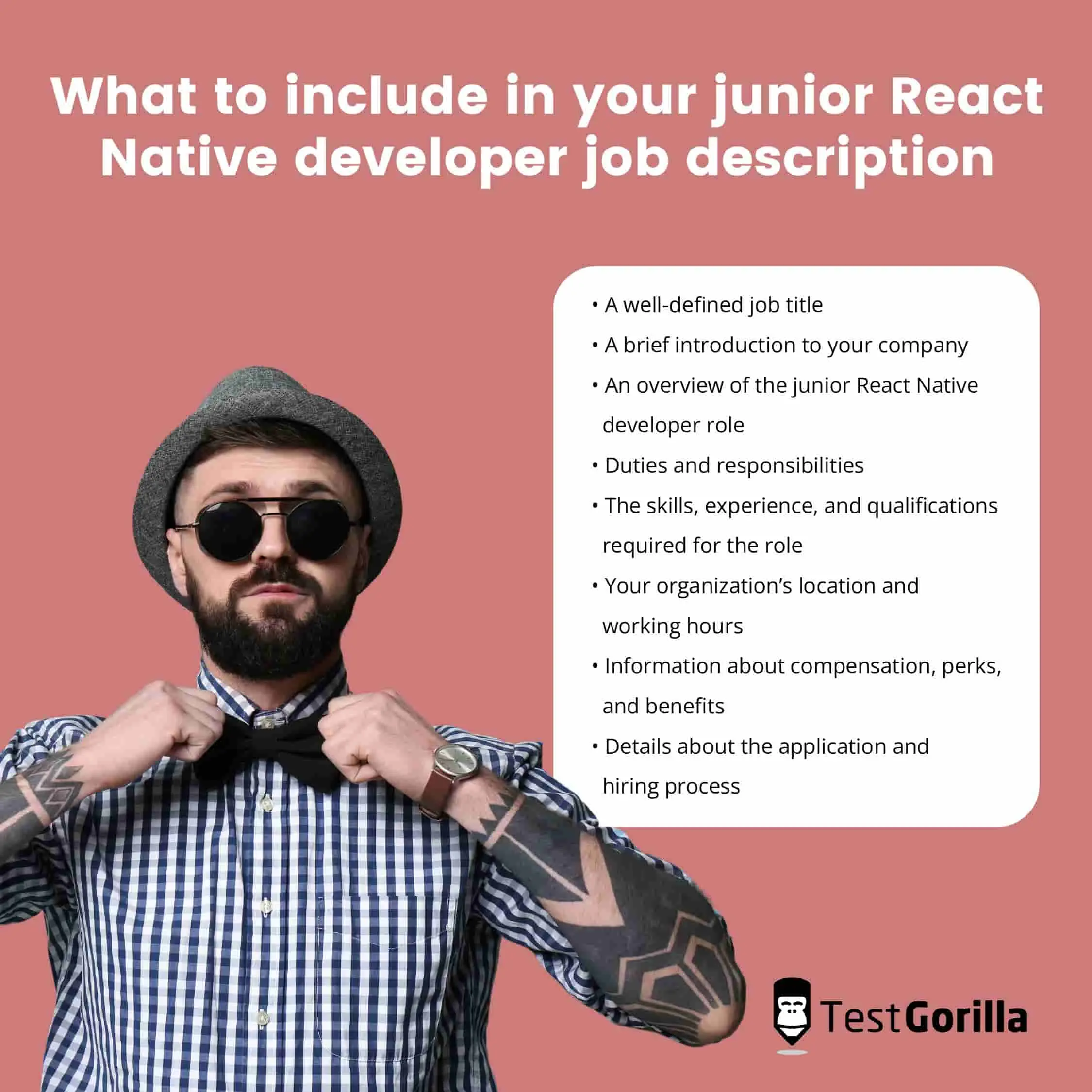 what to include in your junior React Native developer job description
