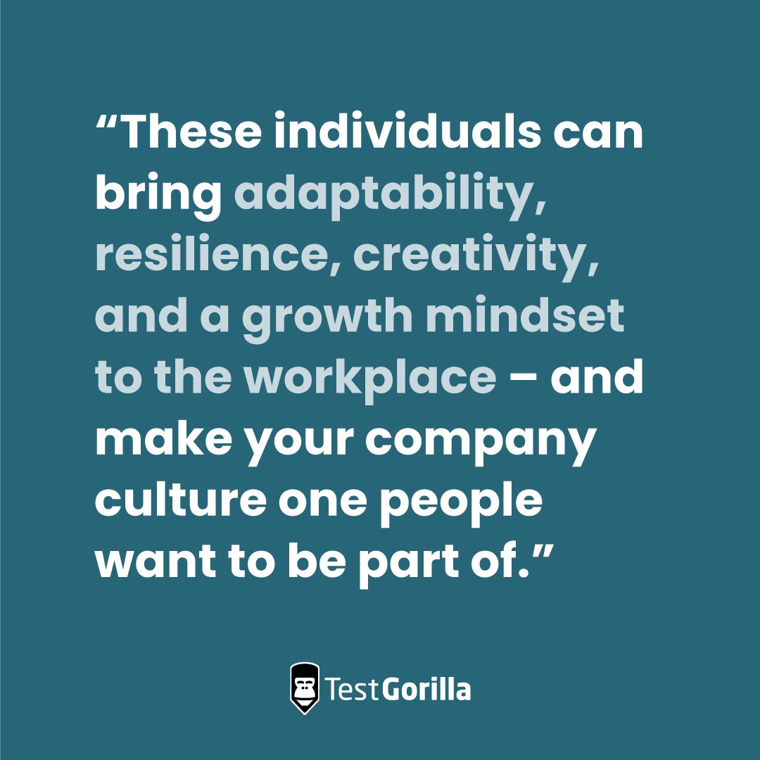 how individuals with adaptability bring resilience and creativity graphic