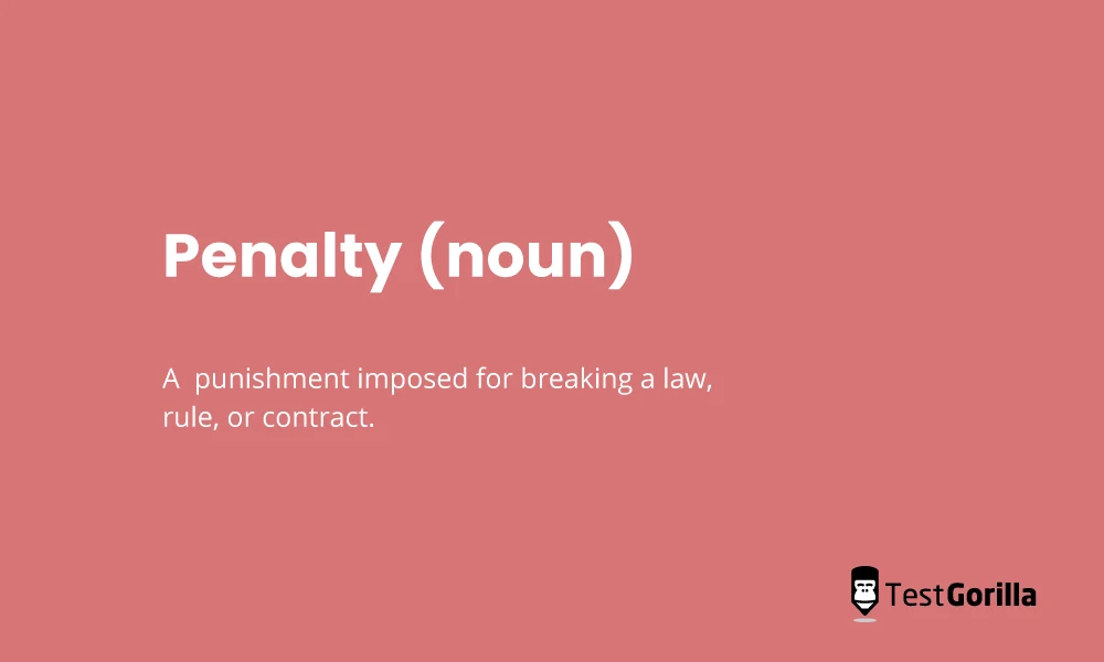 Definition of penalty