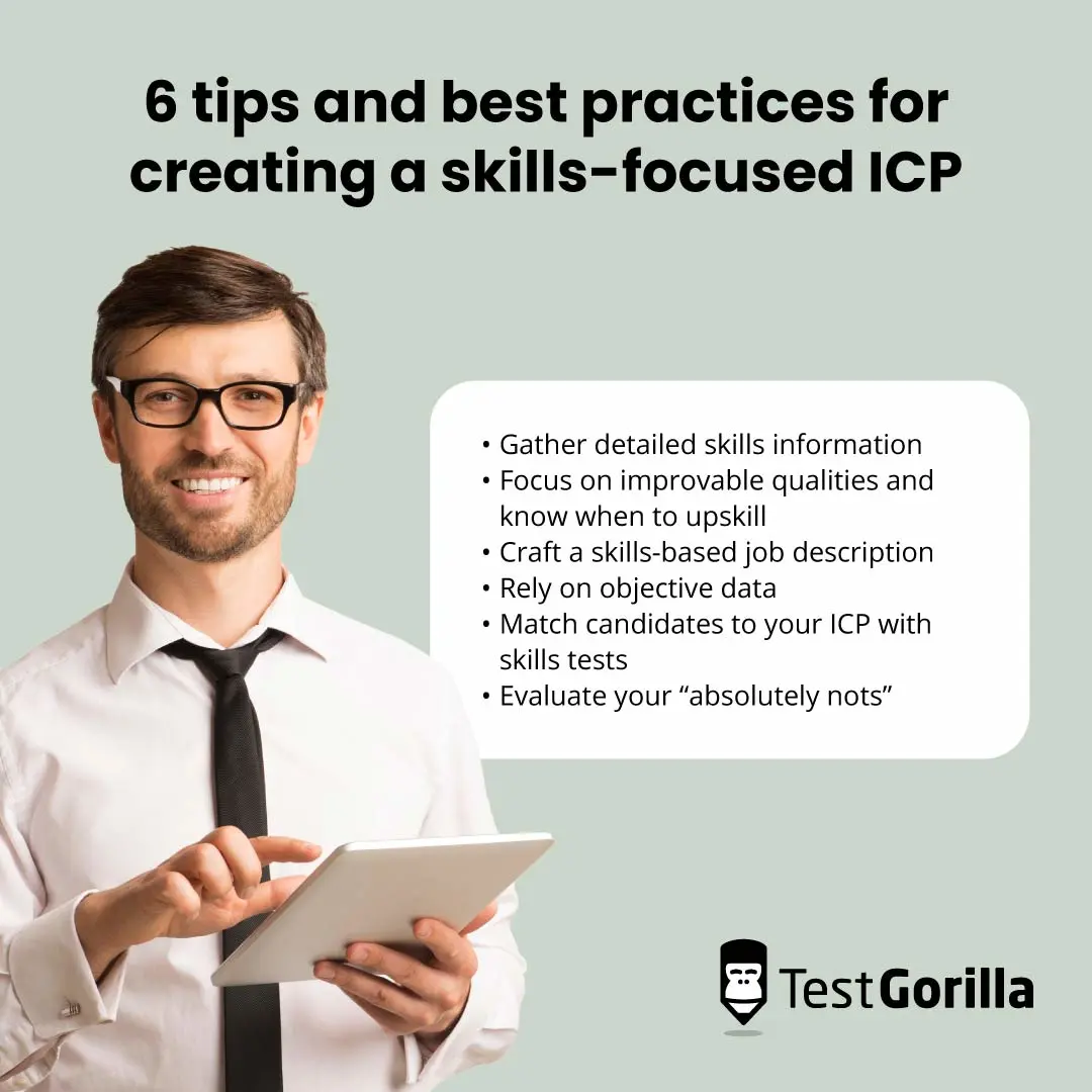 6 tips and best practices for creating a skills focused ICP