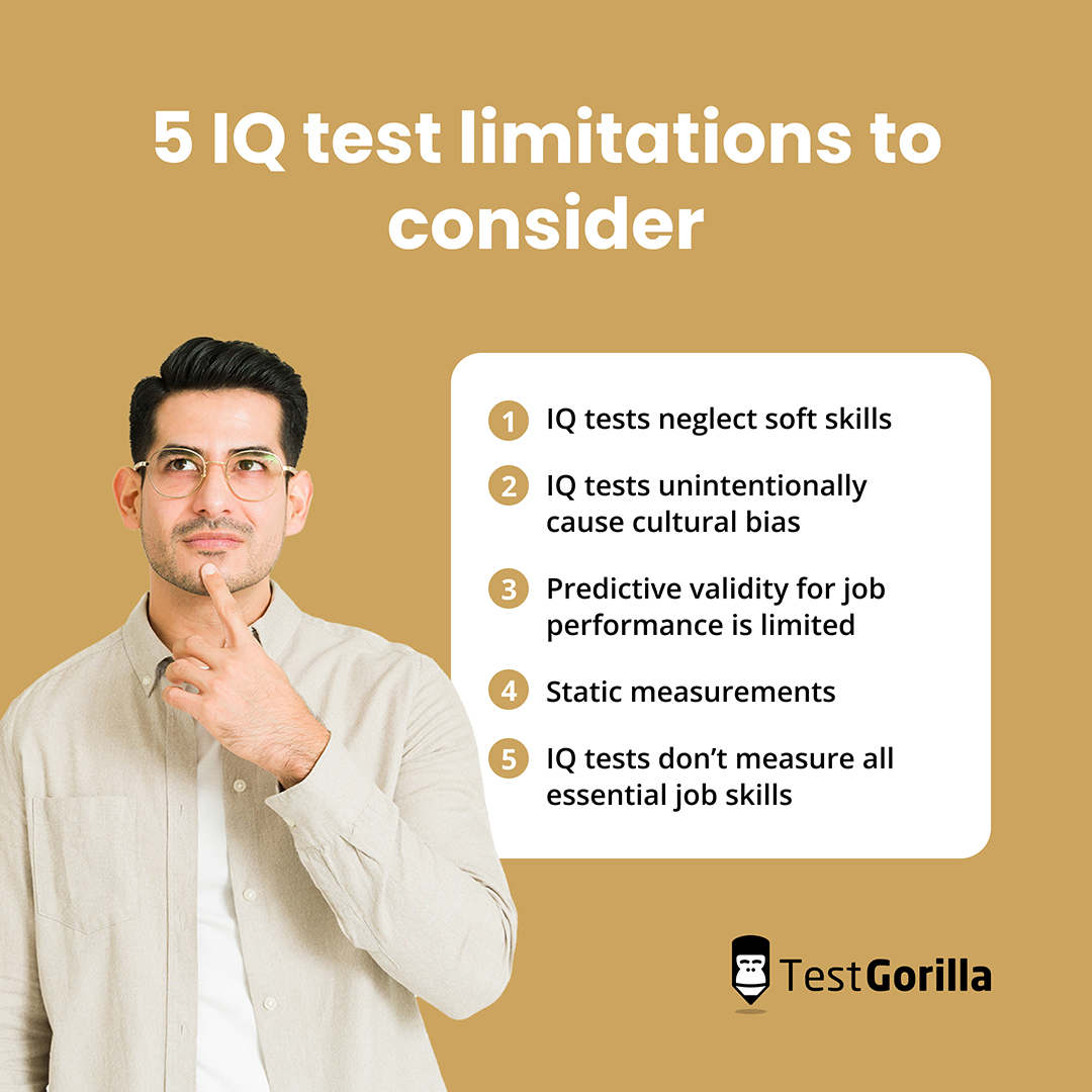 5 IQ test limitations to consider graphic